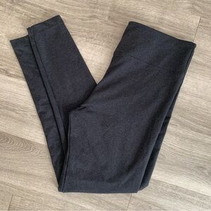 Matty M Women’s Large High Waisted Leggings Charcoal Gray Stretch